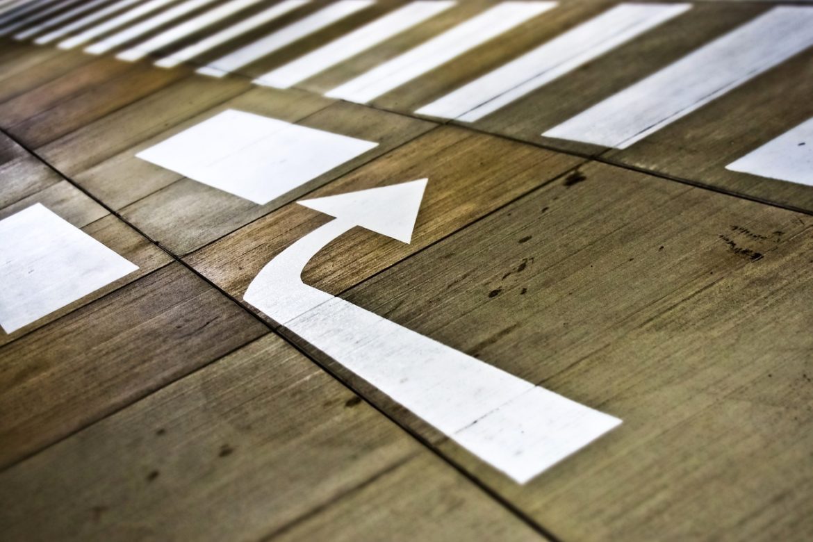 lines and arrow